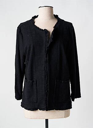 Veste casual col rond noir CREAM femme