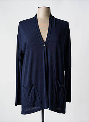 Gilet manches longues stretch bleu MASAI femme