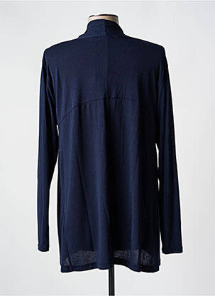 Gilet manches longues stretch bleu MASAI femme