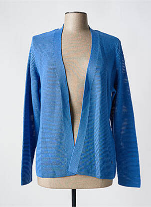 Gilet manches longues stretch bleu RABE femme