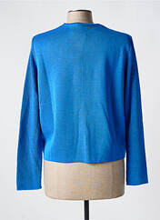 Gilet manches longues bleu I.ODENA pour femme seconde vue