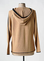 Gilet manches longues marron THOMAS RABE pour femme seconde vue