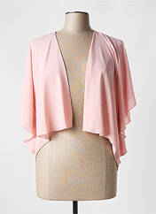 Gilet manches longues rose DANIELA COOL pour femme seconde vue