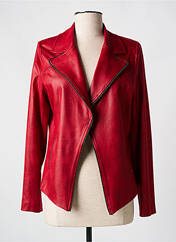 Veste casual rouge MISS TIC pour femme seconde vue