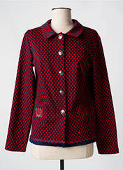 Veste chic rouge POUPÉE CHIC BY MERCEDES DE MIGUEL pour femme seconde vue