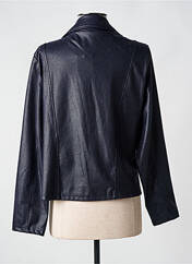 Veste simili cuir bleu SIGNE NATURE pour femme seconde vue