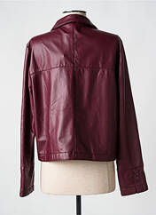 Veste simili cuir rouge ANDAM pour femme seconde vue