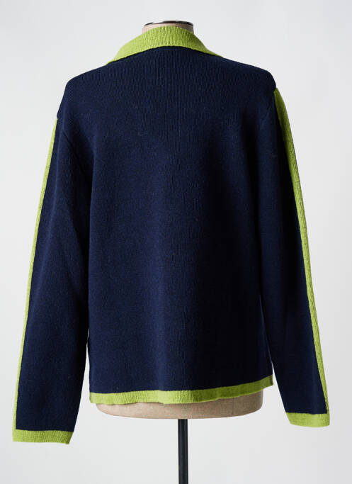 Gilet manches longues bleu L'ATELIER D'ANNA femme