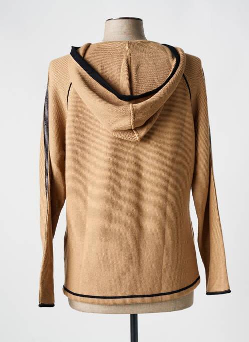 Gilet manches longues marron THOMAS RABE pour femme