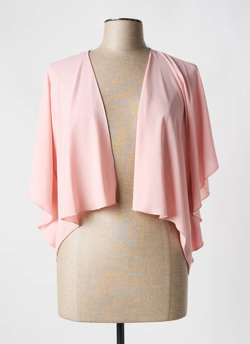 Gilet manches longues rose DANIELA COOL pour femme