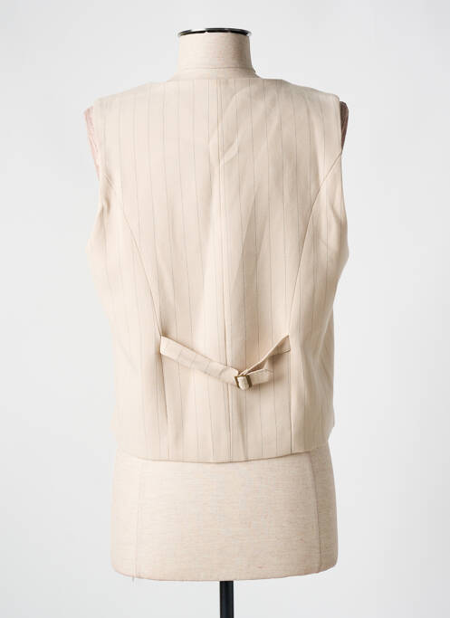 Gilet sans manche beige K-DESIGN femme