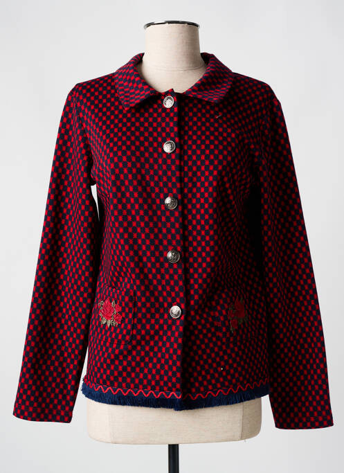 Veste chic rouge POUPÉE CHIC BY MERCEDES DE MIGUEL pour femme