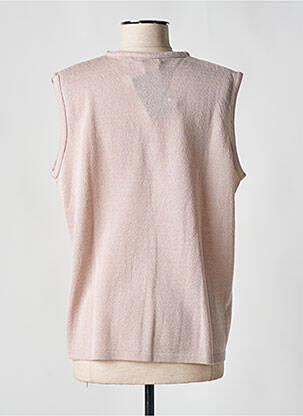 Gilet sans manche coupe cintrée beige I.ODENA femme