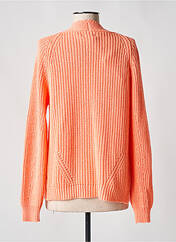 Gilet manches longues orange SIGNE NATURE pour femme seconde vue