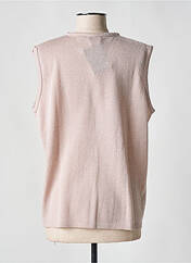Gilet sans manche beige I.ODENA pour femme seconde vue