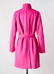 Manteau long rose REVER MILE pour femme seconde vue
