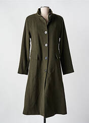 Manteau long vert JUNGE pour femme seconde vue