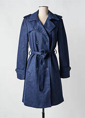 Trench bleu C'EST BEAU LA VIE pour femme seconde vue