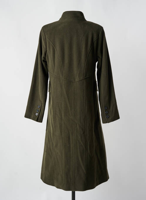 Manteau long vert JUNGE femme