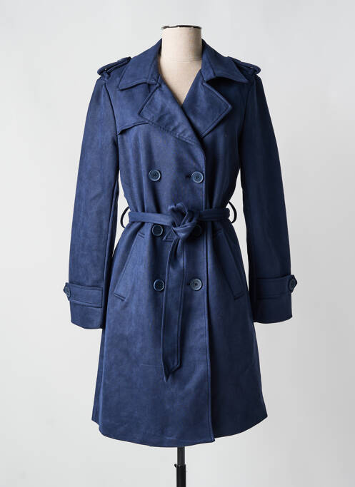 Trench bleu C'EST BEAU LA VIE pour femme