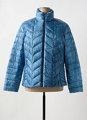 Doudoune poches sans capuche bleu JUNGE femme