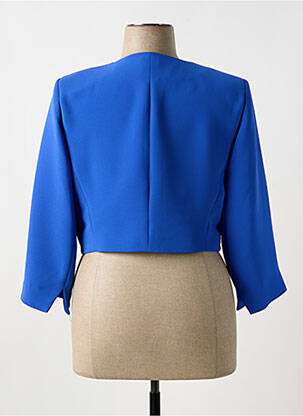 Boléro col rond bleu MICHAELA LOUISA femme