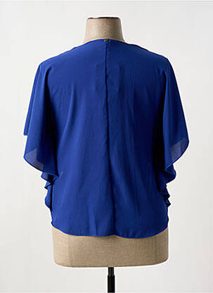 Boléro manches courtes bleu DANIELA COOL femme
