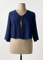 Boléro bleu fonce PAUSE CAFE pour femme seconde vue