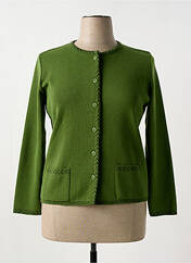 Gilet manches longues vert I.ODENA pour femme seconde vue
