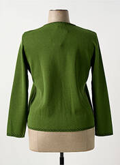 Gilet manches longues vert I.ODENA pour femme seconde vue
