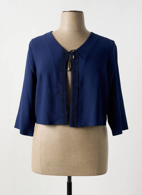Boléro bleu fonce PAUSE CAFE pour femme
