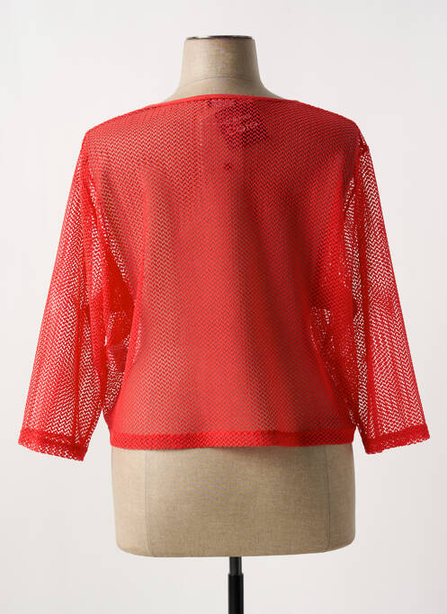 Boléro rouge PAUSE CAFE pour femme