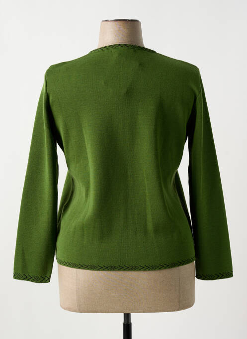 Gilet manches longues vert I.ODENA femme