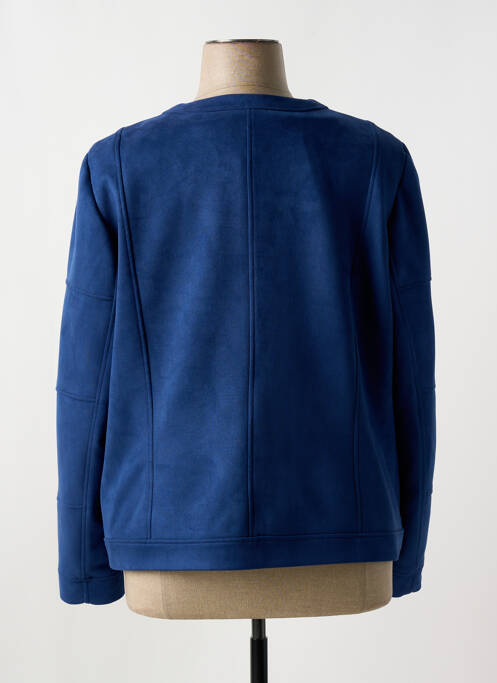 Veste casual bleu FRANCE RIVOIRE pour femme