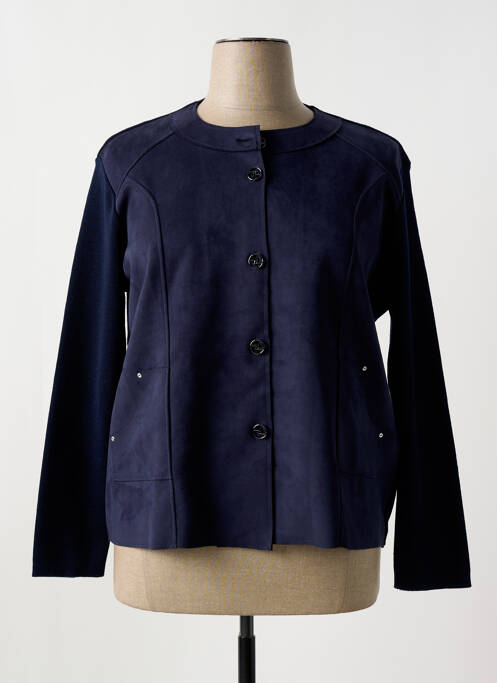 Veste casual bleu I.ODENA pour femme