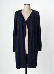 Gilet manches longues col v bleu MAUD & SACHA femme