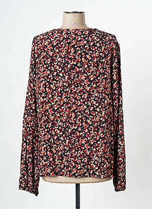Blouse imprimé fantaisie manches longues orange SIGNE NATURE femme