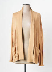 Gilet manches longues beige CHRISTINE LAURE pour femme seconde vue