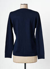 Gilet manches longues bleu DANEVA pour femme seconde vue