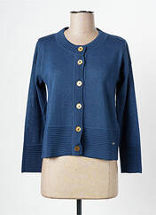 Gilet manches longues bleu DANEVA pour femme seconde vue