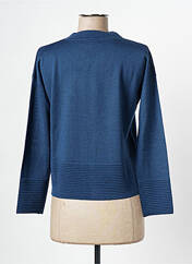 Gilet manches longues bleu DANEVA pour femme seconde vue