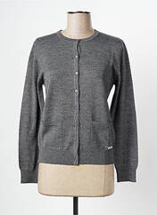 Gilet manches longues gris DANEVA pour femme seconde vue