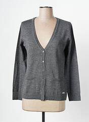 Gilet manches longues gris DANEVA pour femme seconde vue