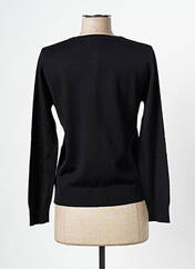 Gilet manches longues noir DANEVA pour femme seconde vue