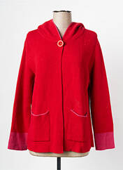 Gilet manches longues rouge L'ATELIER D'ANNA pour femme seconde vue