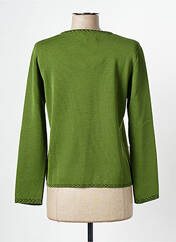 Gilet manches longues vert I.ODENA pour femme seconde vue