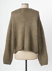Gilet manches longues vert SIGNE NATURE pour femme seconde vue