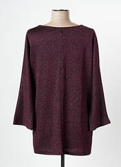 Top violet CHRISTINE LAURE pour femme seconde vue