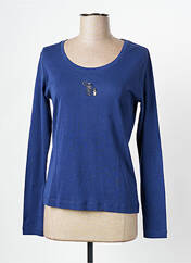 T-shirt bleu DIPLODOCUS pour femme seconde vue