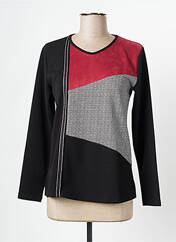 T-shirt noir FRANCE RIVOIRE pour femme seconde vue